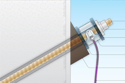 Excavation strut internal force monitoring